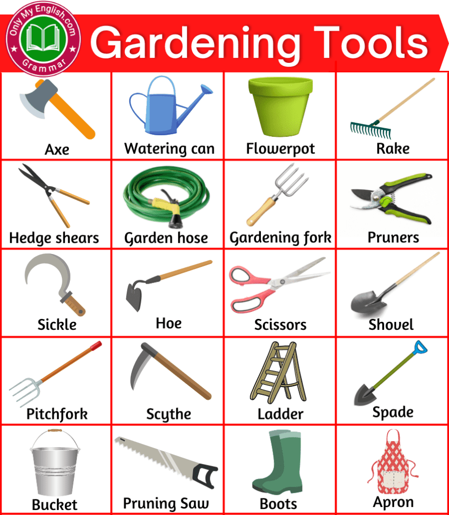 Gardening Tools for Rose Garden Apartments