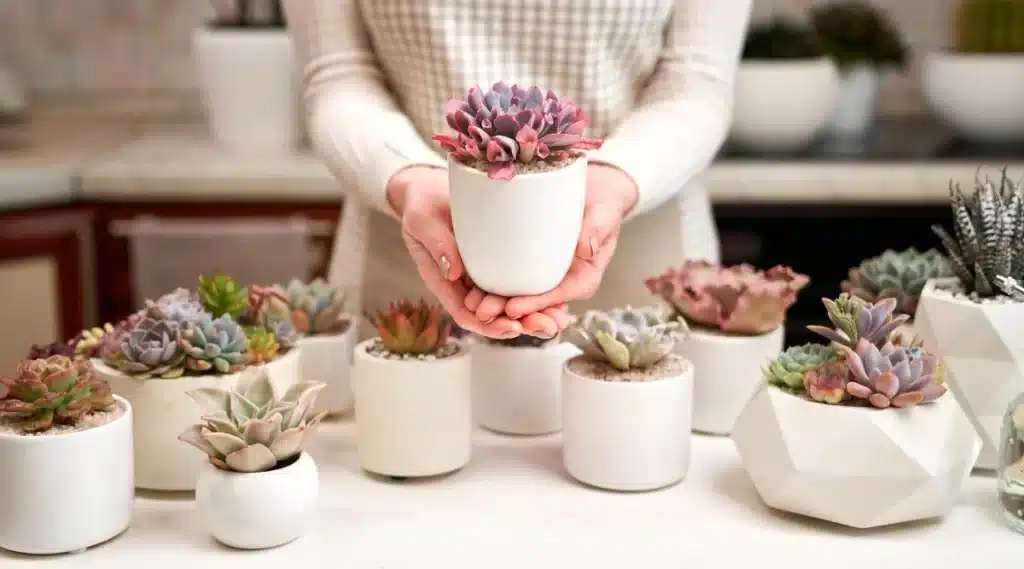 Container Choice for Succulent Plant